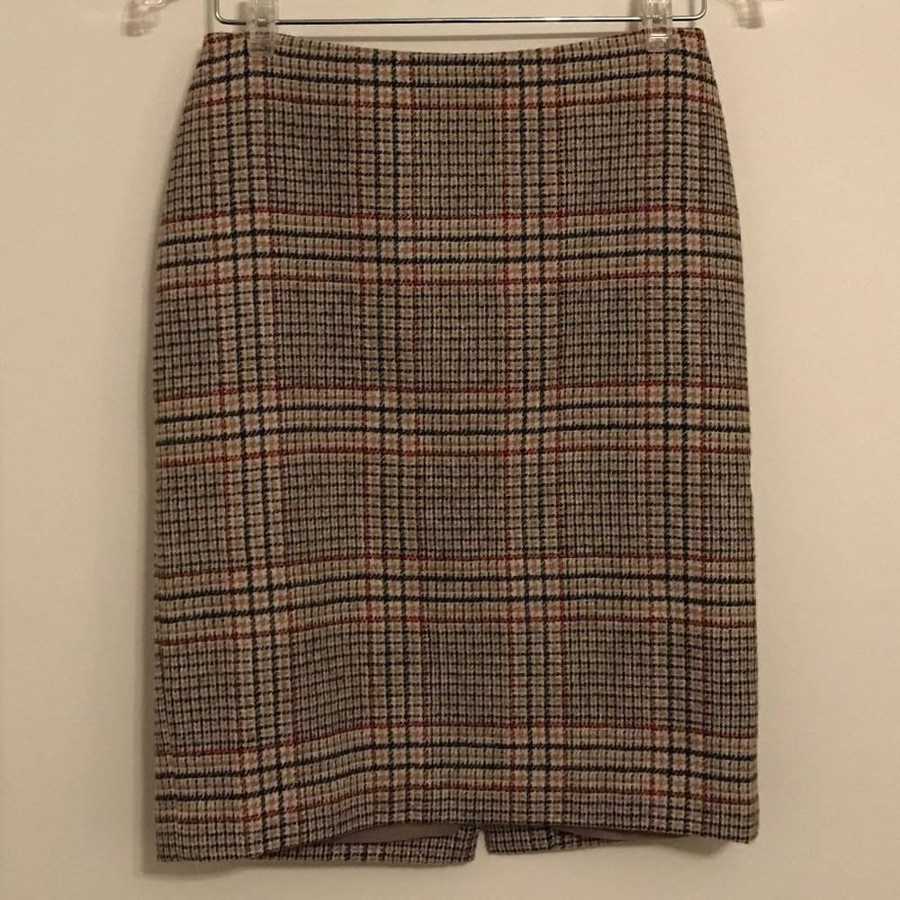 Talbots Women's Plaid Skirt Sz 2P